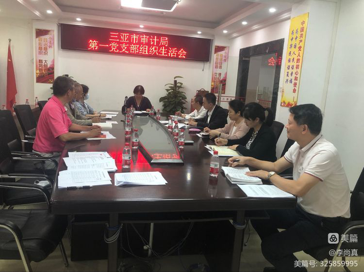 三亚市审计局第一党支部开展2022年度组织生活会和民主评议党员大会